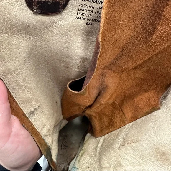 Flawed Freebird By Steven Grany Brown Leather Boots - Picture 14 of 15